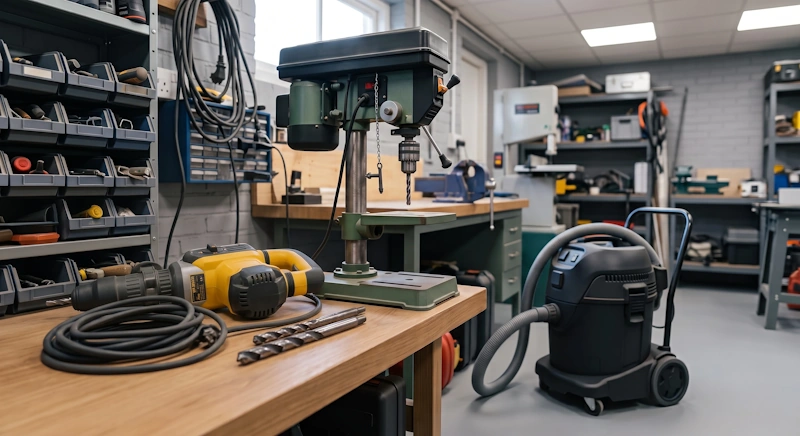 Power tools and machinery for hire, PAT-tested for safe use